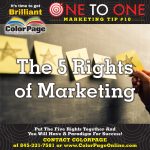 the five rights of marketing